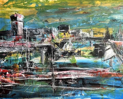 Warschauer Brücke Fußgängerbrücken